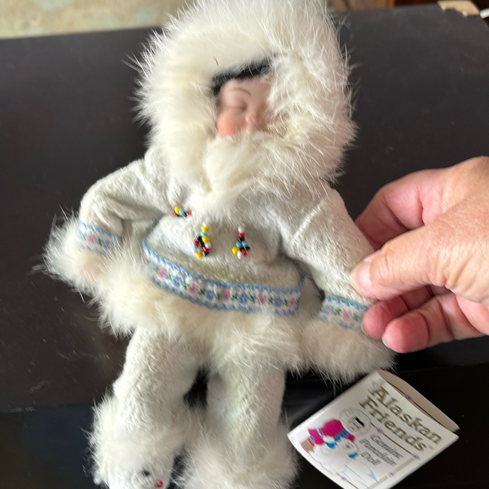 Alaskan friends porcelain doll